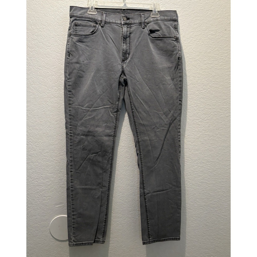 Mott and Bow Jeans Mens 34x32 (Actual 36x31) Gray Slim Fit Stretch Denim